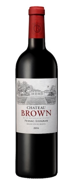 Chateau brown red pessac leognan